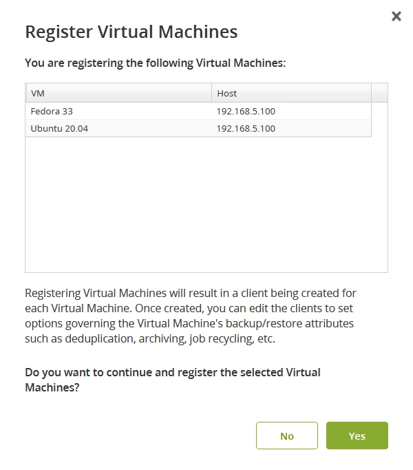 Register VM options