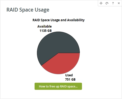 RAID Space Usage