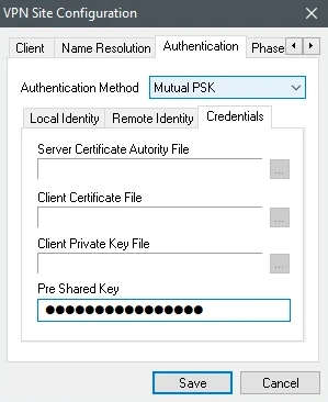 Pre-shared key